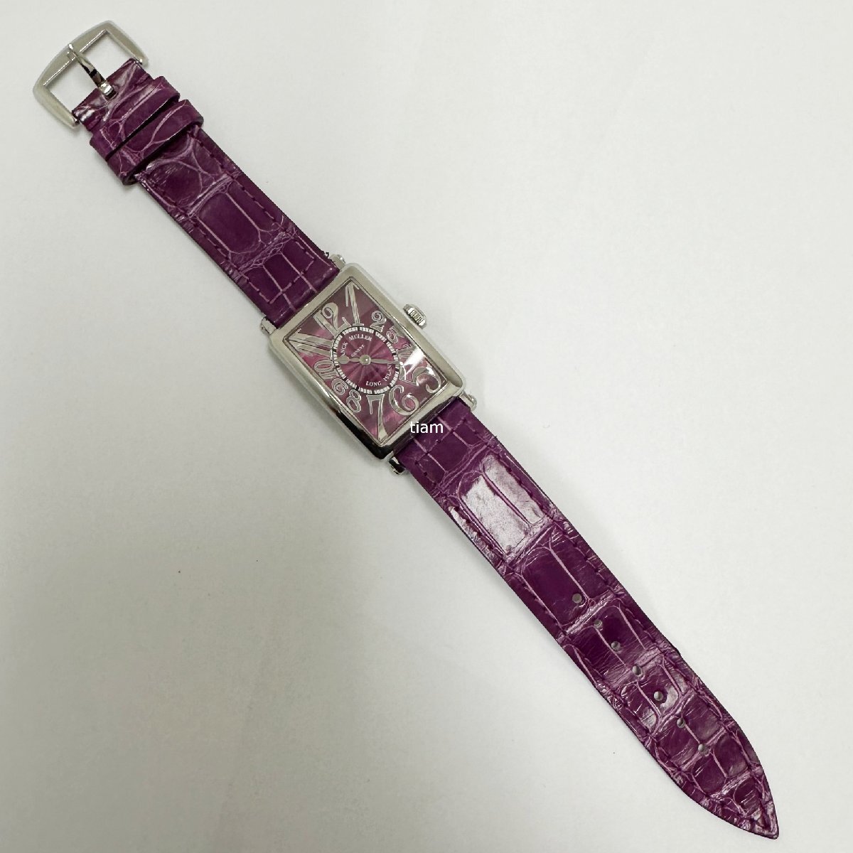 FRANCK MULLER フランクミューラー 902QZREL Long island ロングアイランド パープル クオーツ J59952_画像2