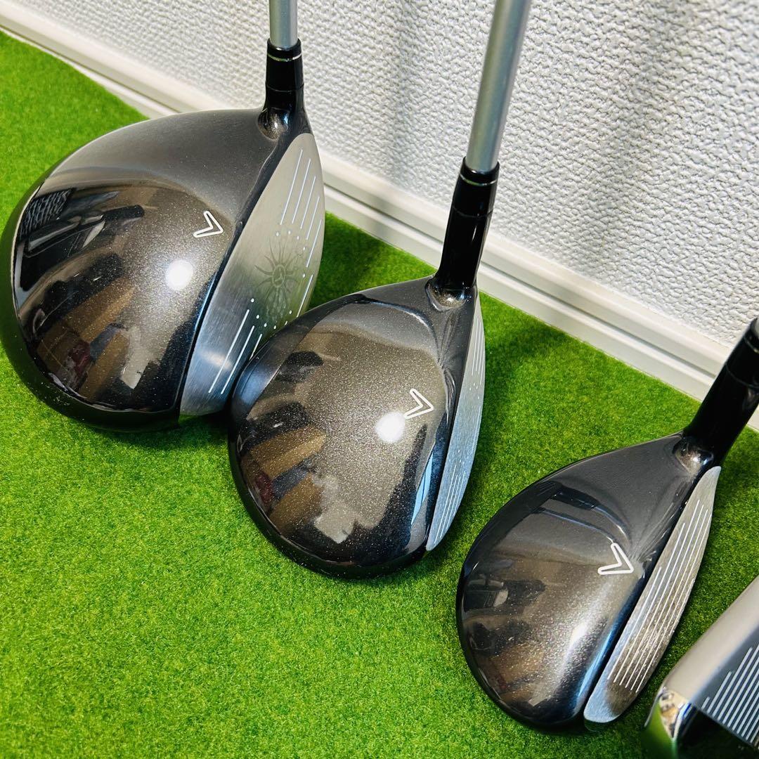 レディースゴルフセット Callaway solaire 美品 8本 クラブ ハーフ キャロウェイ ソレイルの画像8