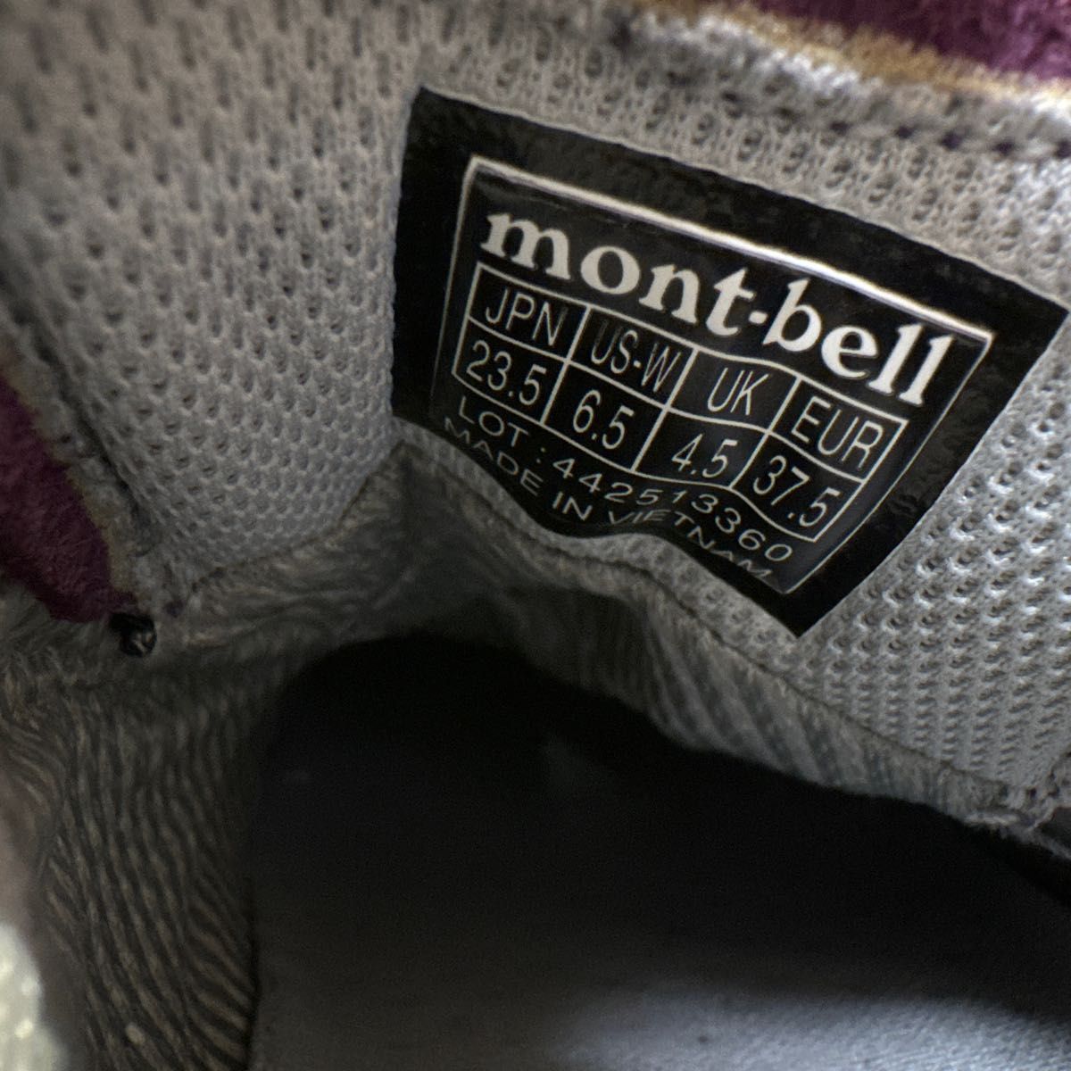 モンベル mont-bell クラッグステッパー Women's #1129505 23.5cm RPU色　中古