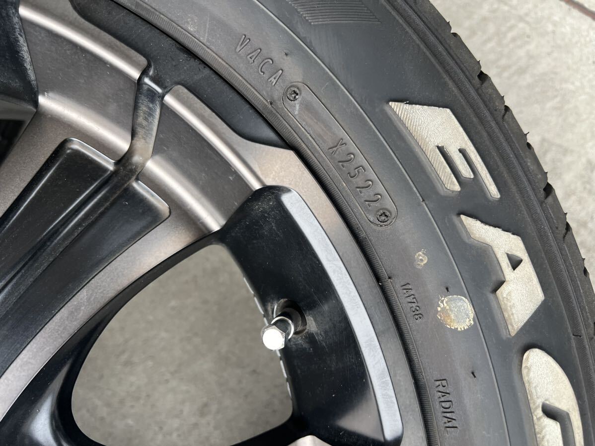 ハイエース クリムソン BARBERO W-DEEPS 17インチ 6.5J インセット+38 215/60R17 グッドイヤー ナスカーの画像6