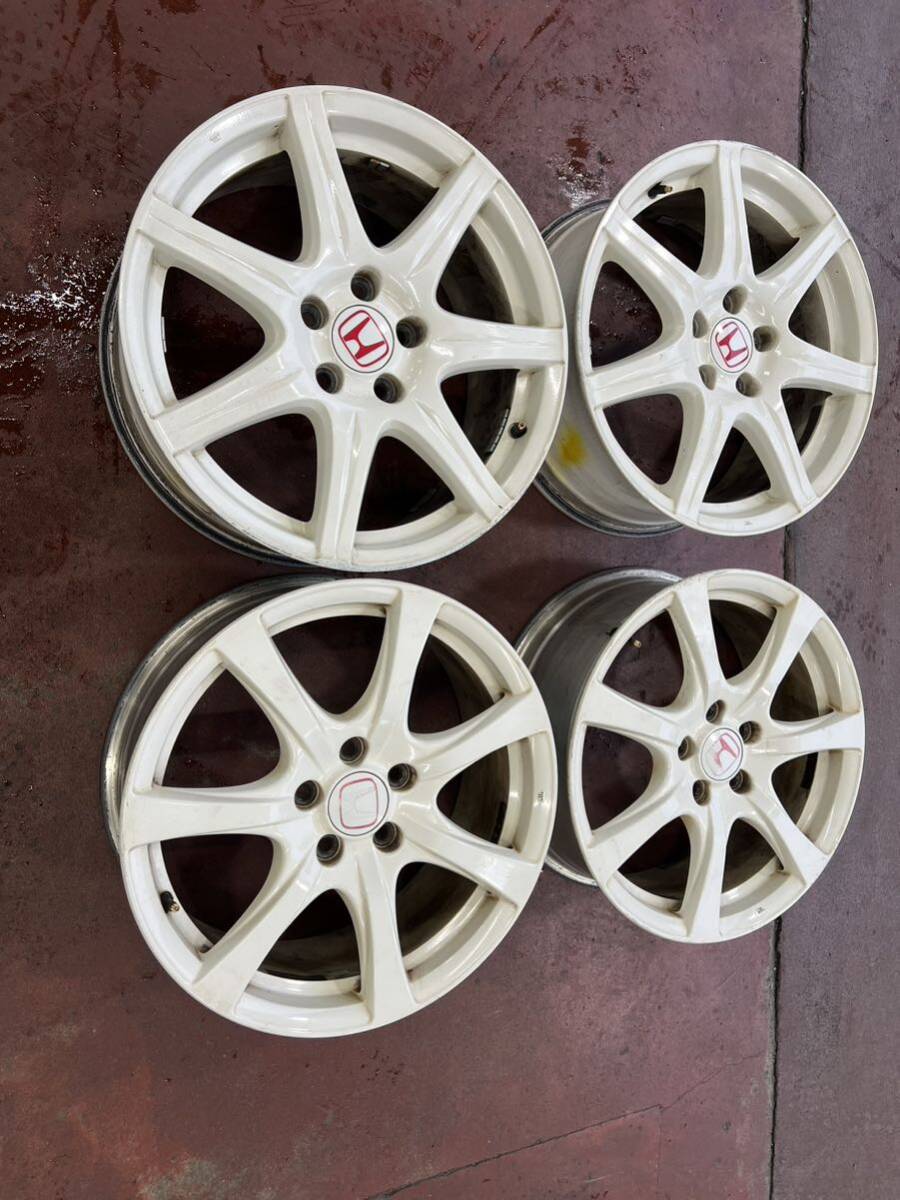 4本セット デザイン違い HONDA シビックタイプR FD2 純正ホイール CL7 DC5 EP3の画像1