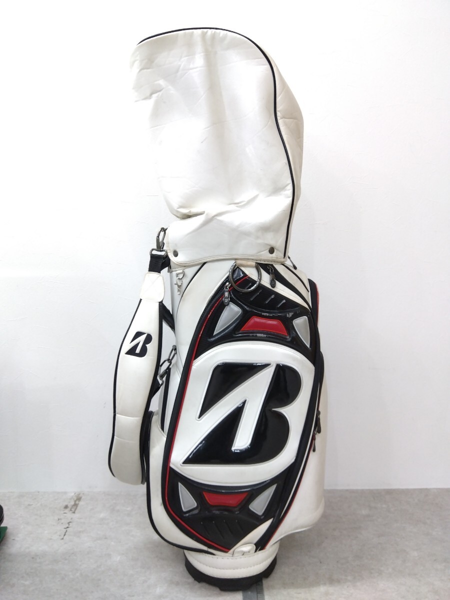 最新な BRIDGESTONE GOLF ブリヂストン ゴルフ ツアーレプリカモデルキャディバッグ 3.4kg 5分割 型番CBG502 ブリヂストン