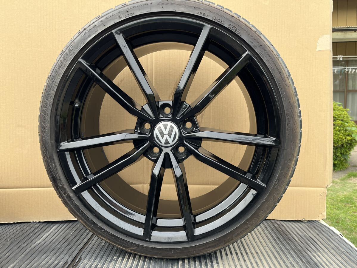 【送料着払】vw フォルクスワーゲン ゴルフ プレトリア ホイール 19インチx8.5J & POTENZA S001 235/35R19 4本 社外品 中古_画像5