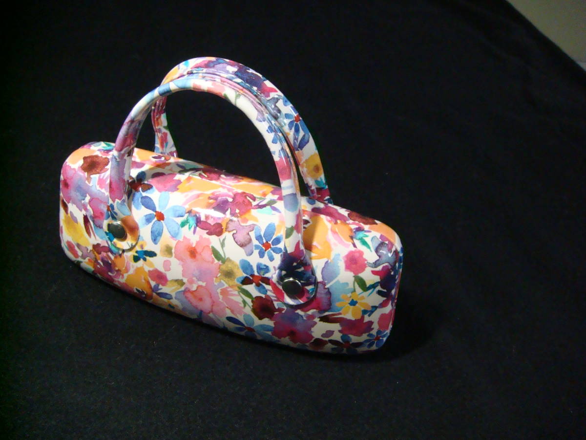 ( the lowest price ) mint point very stylish glasses case ( many. . flower )( unused new goods ) exhibit 