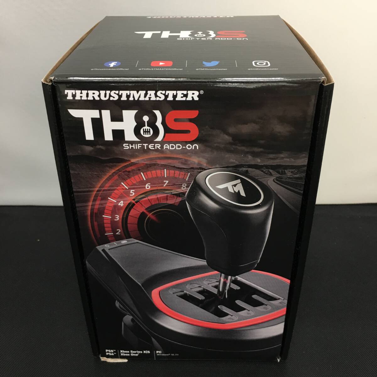 Thrustmaster スラストマスター TH8S SHIFTER ADD-ON 8-Gear レーシングシフター／PS5,PS4,Xbox X|S/One,PC_画像1