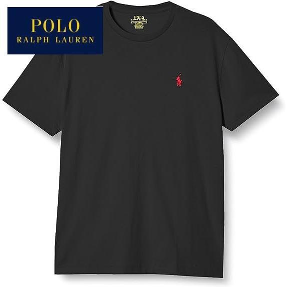M/ラルフローレン 半袖Tシャツ メンズ POLO RALPH LAUREN ブランド Tシャツ ポニー 刺しゅう 黒 クラシックフィット_画像2