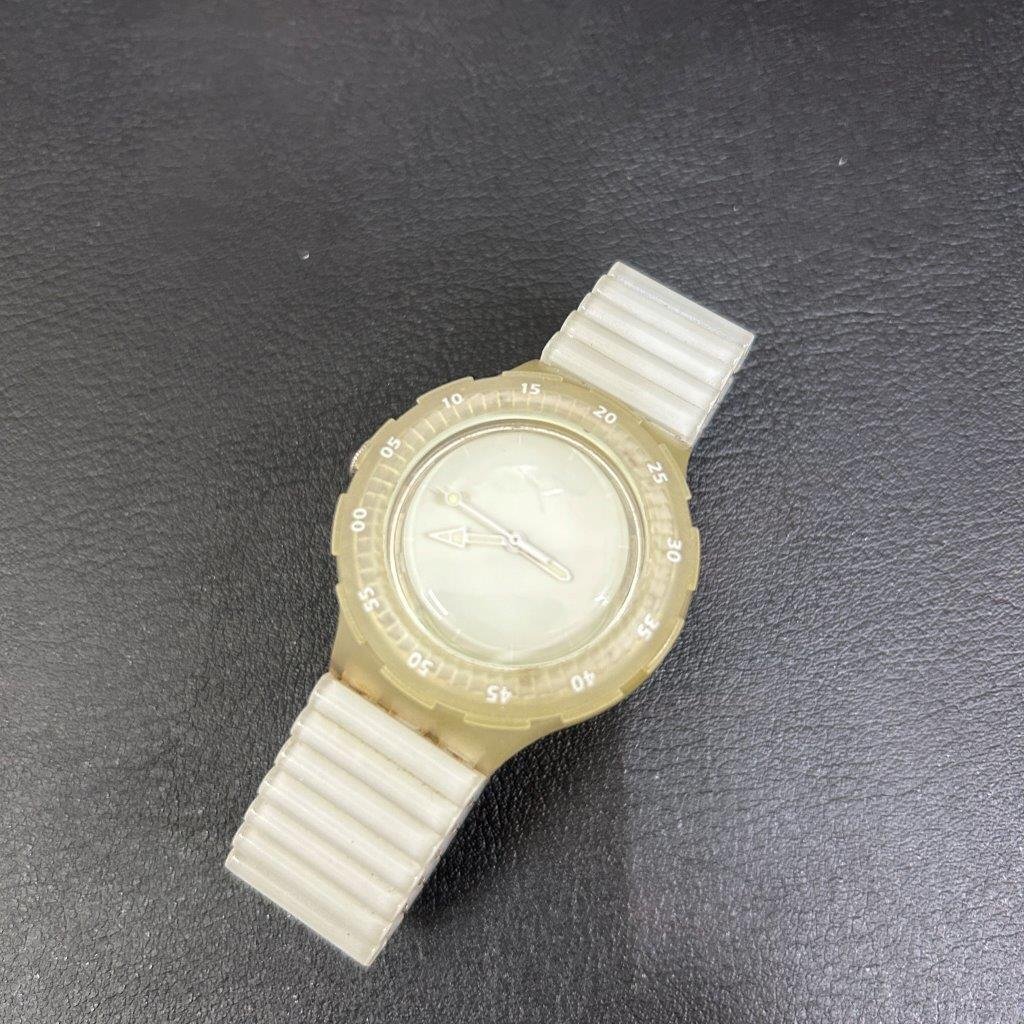 1円 電池切れ swatch スウォッチ ３個セット ダイバー スキューバ POPの画像2