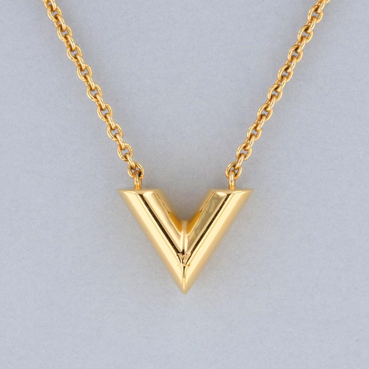 LOUIS VUITTON ルイヴィトン ブランドジュエリー ネックレス/ペンダント/チョーカー M61083 Gold GP ネックレス・エセンシャルV