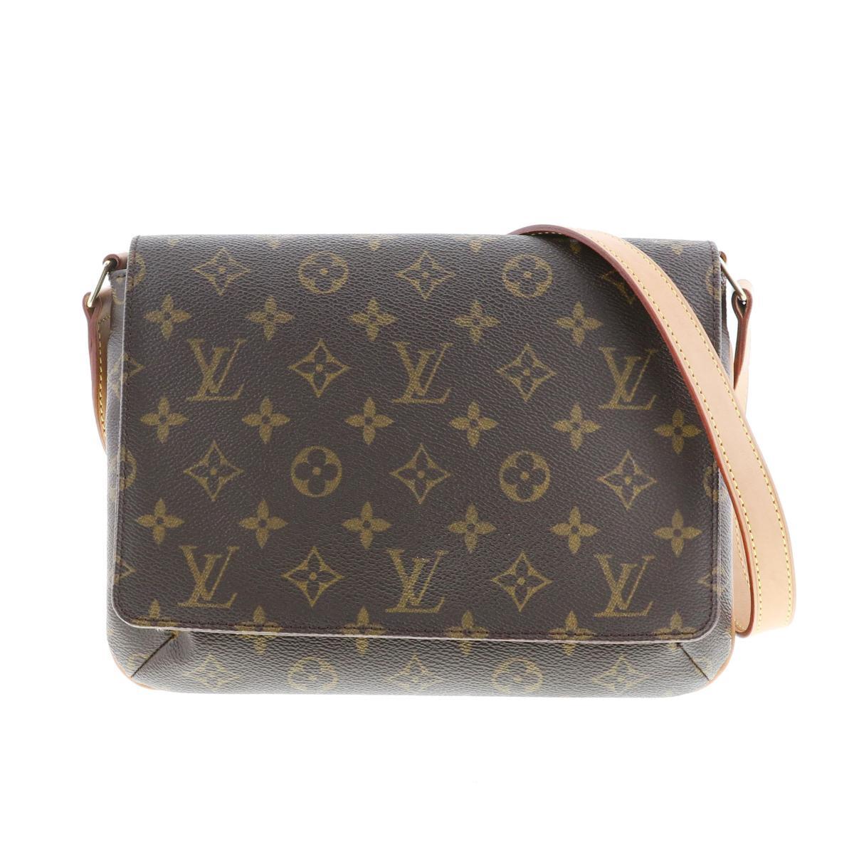 LOUIS VUITTON ルイヴィトン バッグ ショルダー/メッセンジャーバッグ M51257 Brown Monogram Canvas ミュゼット・タンゴ_画像1