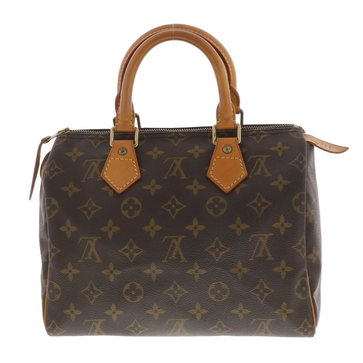 LOUIS VUITTON ルイヴィトン バッグ ハンドバッグ M41528 Brown Monogram Canvas スピーディ25_画像4