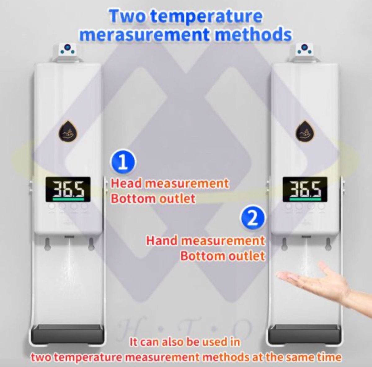 接触温度計 自動温度測定および消毒機 12言語 新品 アラームが付いている 石鹸ディスペンサー  K10 プロの高精度非