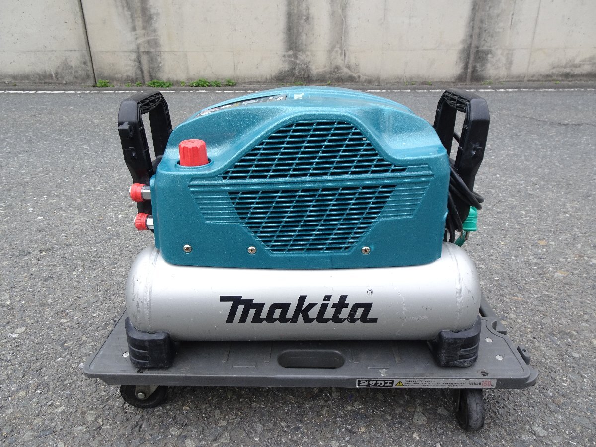 makita　マキタ　高圧専用（4口）　エアーコンプレッサー　AC500XGH　100V　タンク容量：16L　動作OK　中古品　引取OK♪_画像5