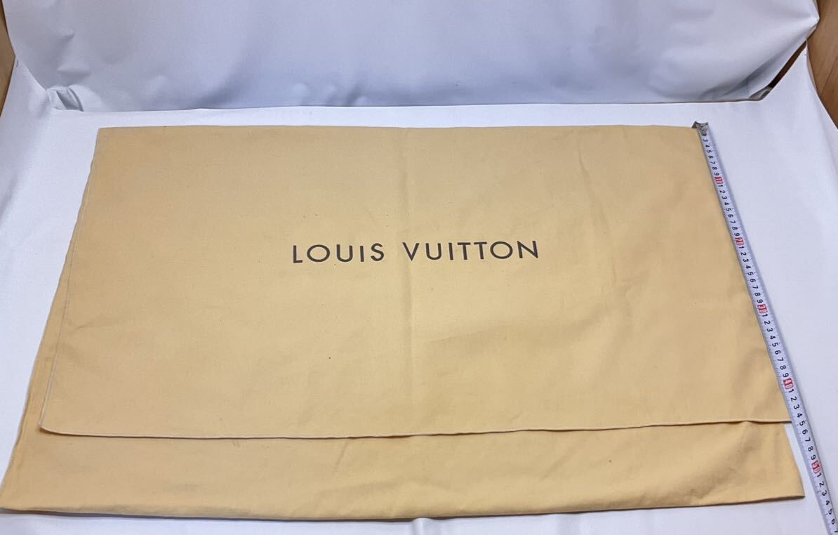 ⑦ LOUIS VUITTON ルイ ヴィトン 特大 保存袋 布袋 収納袋 保護袋 フラップ型 約53×76㎝　送料185円_画像1