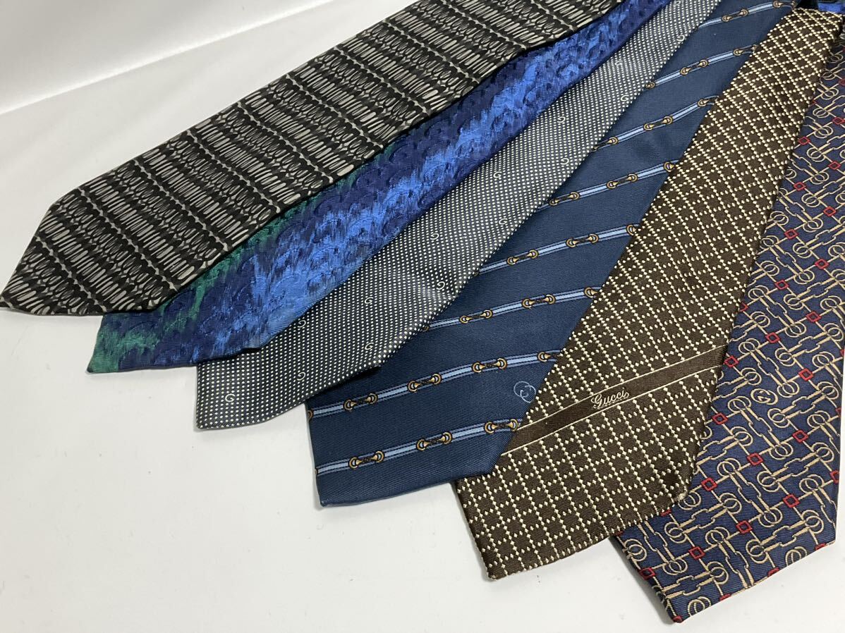 0 GUCCI Gucci галстук 6 шт. комплект GG Mark стоимость доставки 185 иен бренд галстук суммировать 