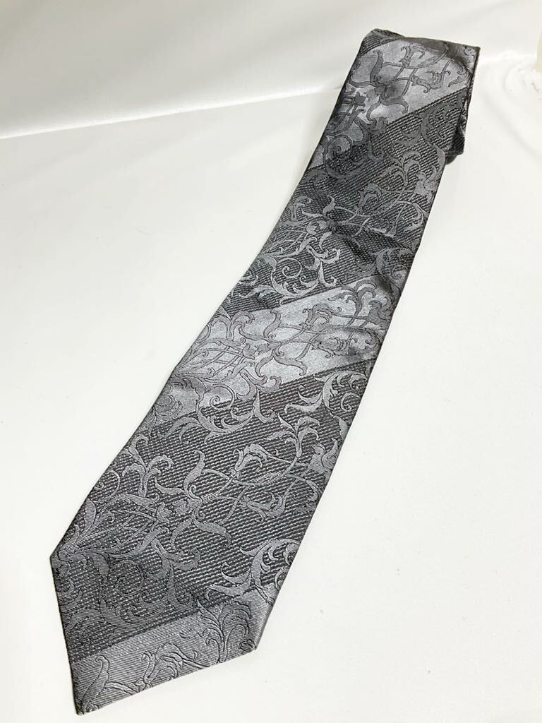  Versace галстук серый серия рисунок стоимость доставки 185 иен ( слежение есть ) бренд галстук 