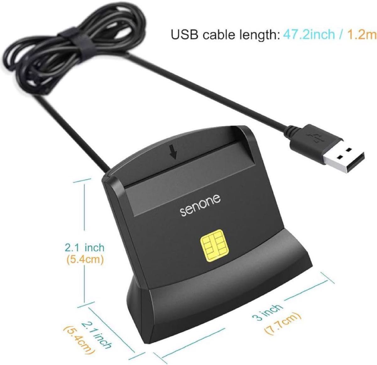 icカードリーダー パーソナルデジタルUSB接続 確定申告　事業用 マイナンバーカード マイナンバー e-Tax USBタイプ