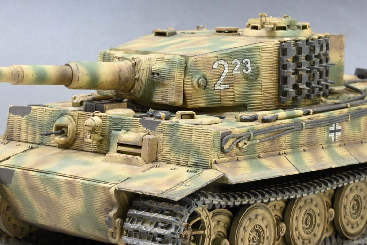 ■1/35 ドイツ軍 タイガーⅠ 重戦車 完成品の画像4