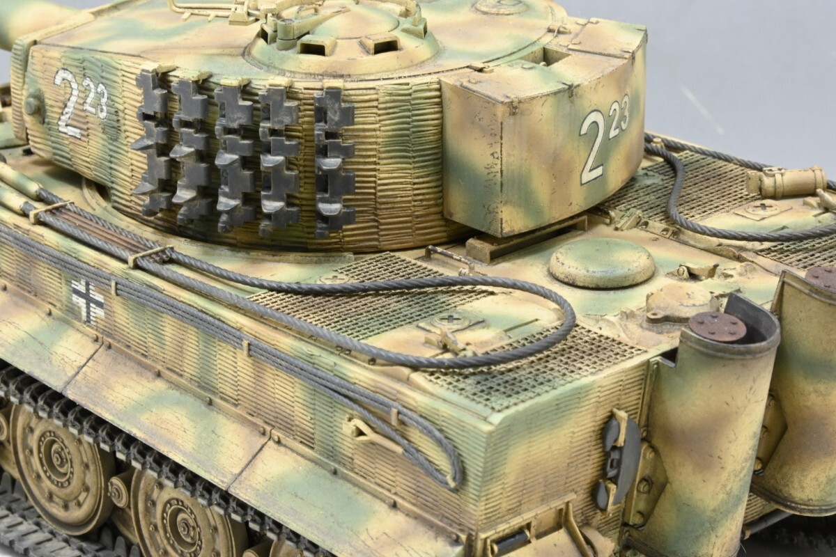 ■1/35 ドイツ軍 タイガーⅠ 重戦車 完成品の画像6