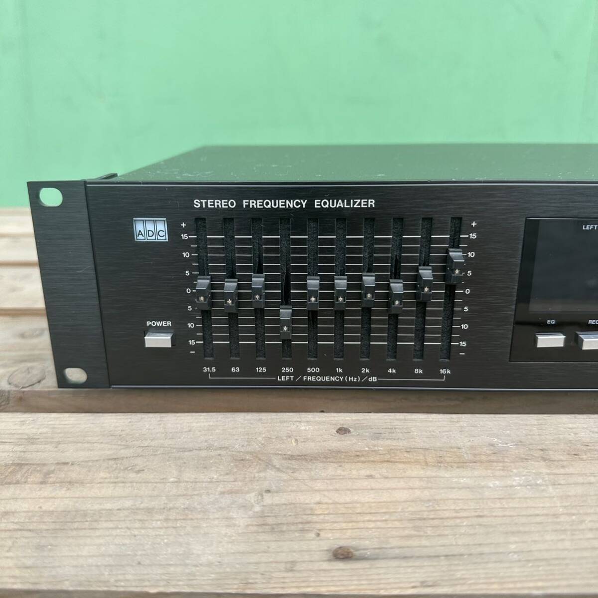 【ADC】 Sound Shaper model SS-115X STEREO REQUENCY EQUALIZER ADC Products Division dbx グラフィックイコライザー 