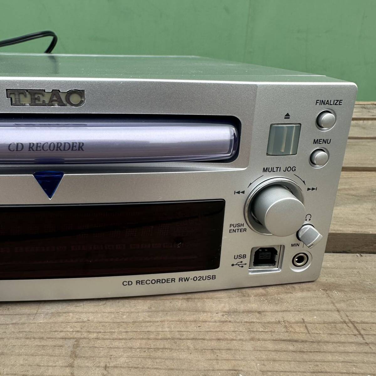 【美品】 TEAC CD RECORDER RW-02USB CD レコーダー ティアックの画像3