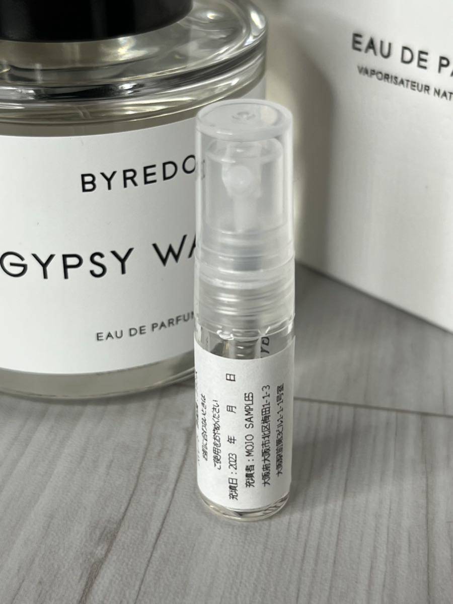 バイレード BYREDO ジプシーウォーター オードパルファム 1.5ml_画像2