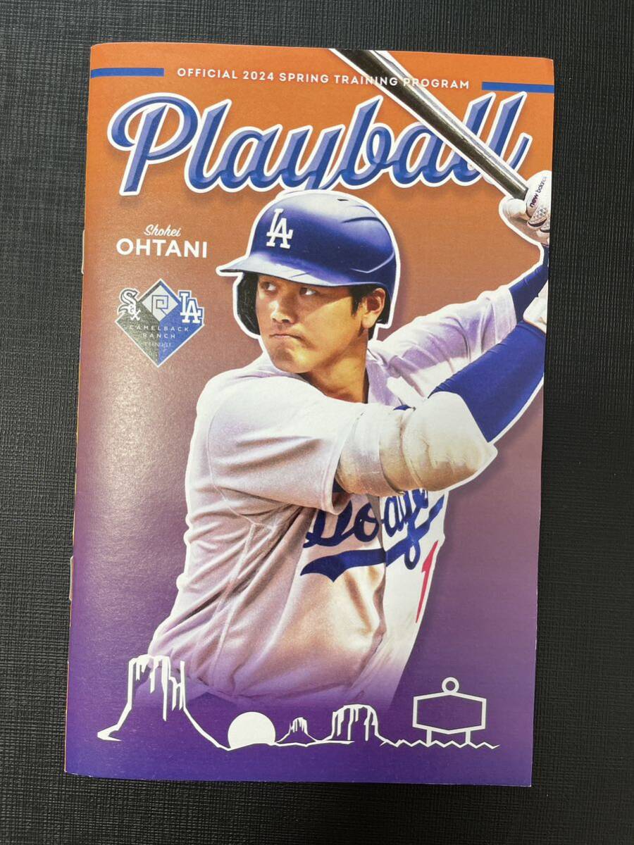 現地配布ドジャース春季トレーニングオフィシャルプログラム2024 Official Dodgers Spring Traning Program 大谷翔平 パンフレット ohtaniの画像1