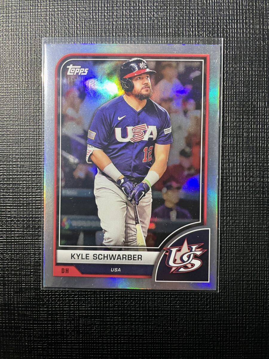 カイル・シュワーバー Kyle schwarber 2023 topps world baseball classic wbc フィリーズ_画像1