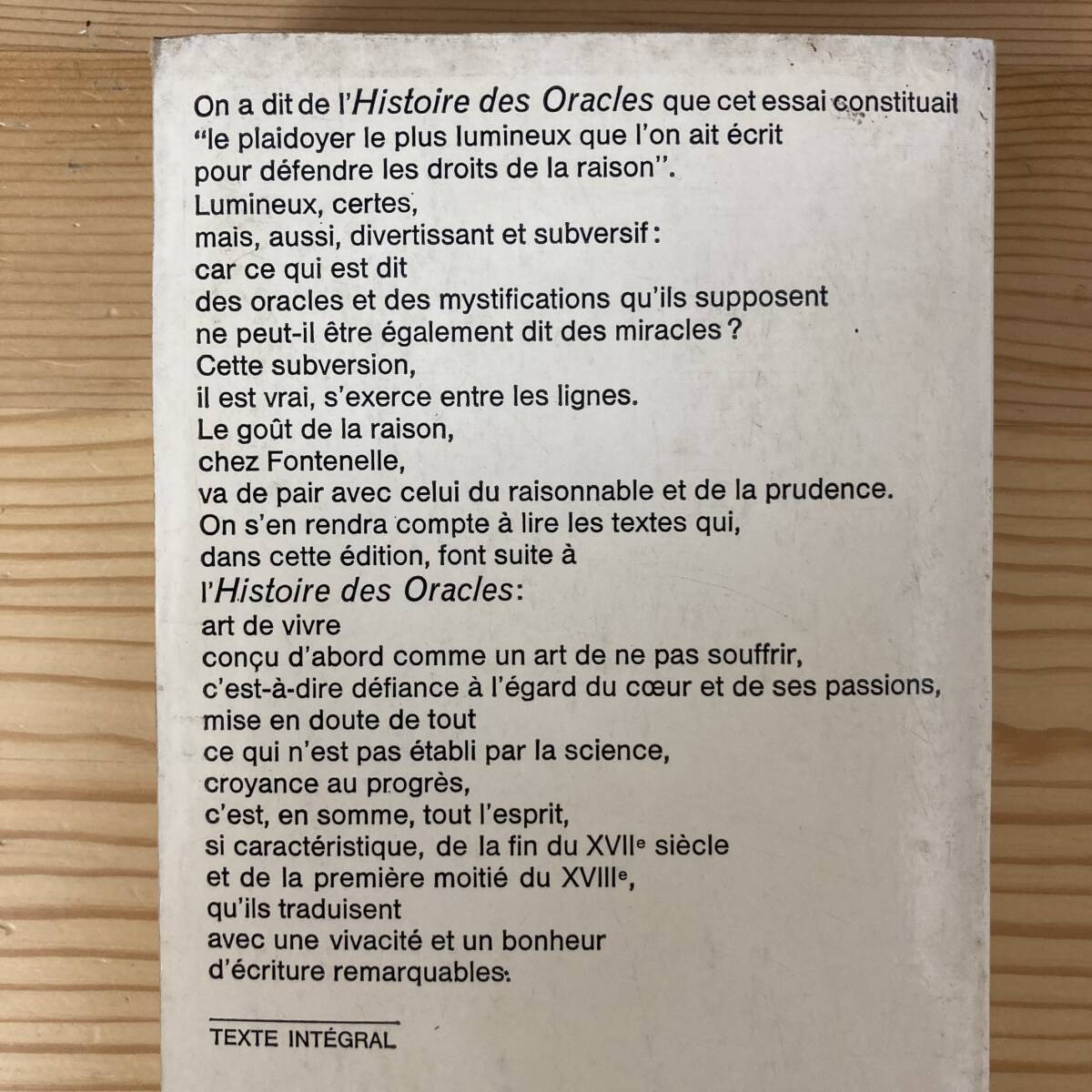 【仏語洋書】神託の歴史 Histoire des Oracles / ベルナール・フォントネル Bernard Fontenelle（著）_画像2