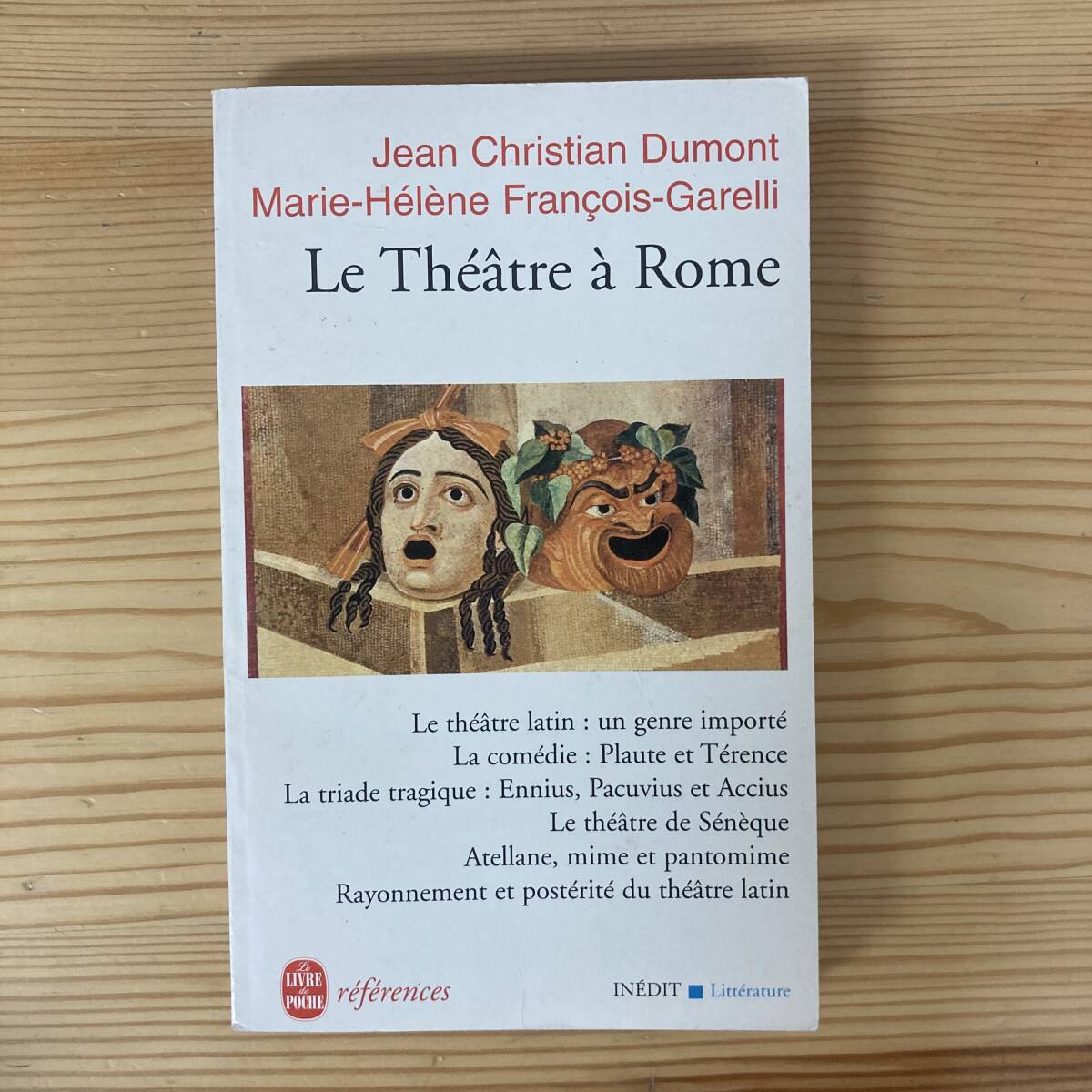 【仏語洋書】Le Theatre a Rome / Jean Christian Dumont, Marie-Helene Francois-Garelli（著）【古代ローマ 演劇】_画像1