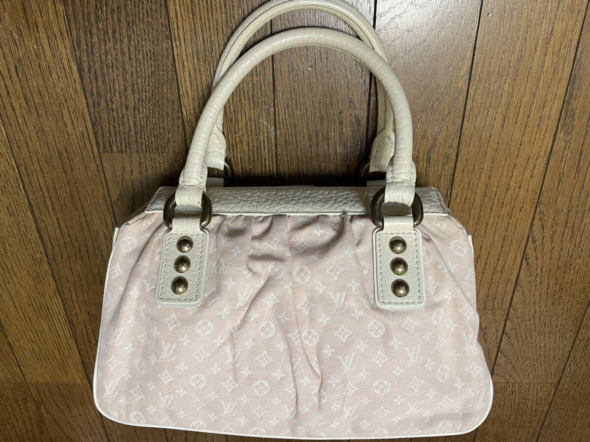 LOUIS VUITTON ハンドバッグ トラペーズ PM ミニラン ローズ_画像2