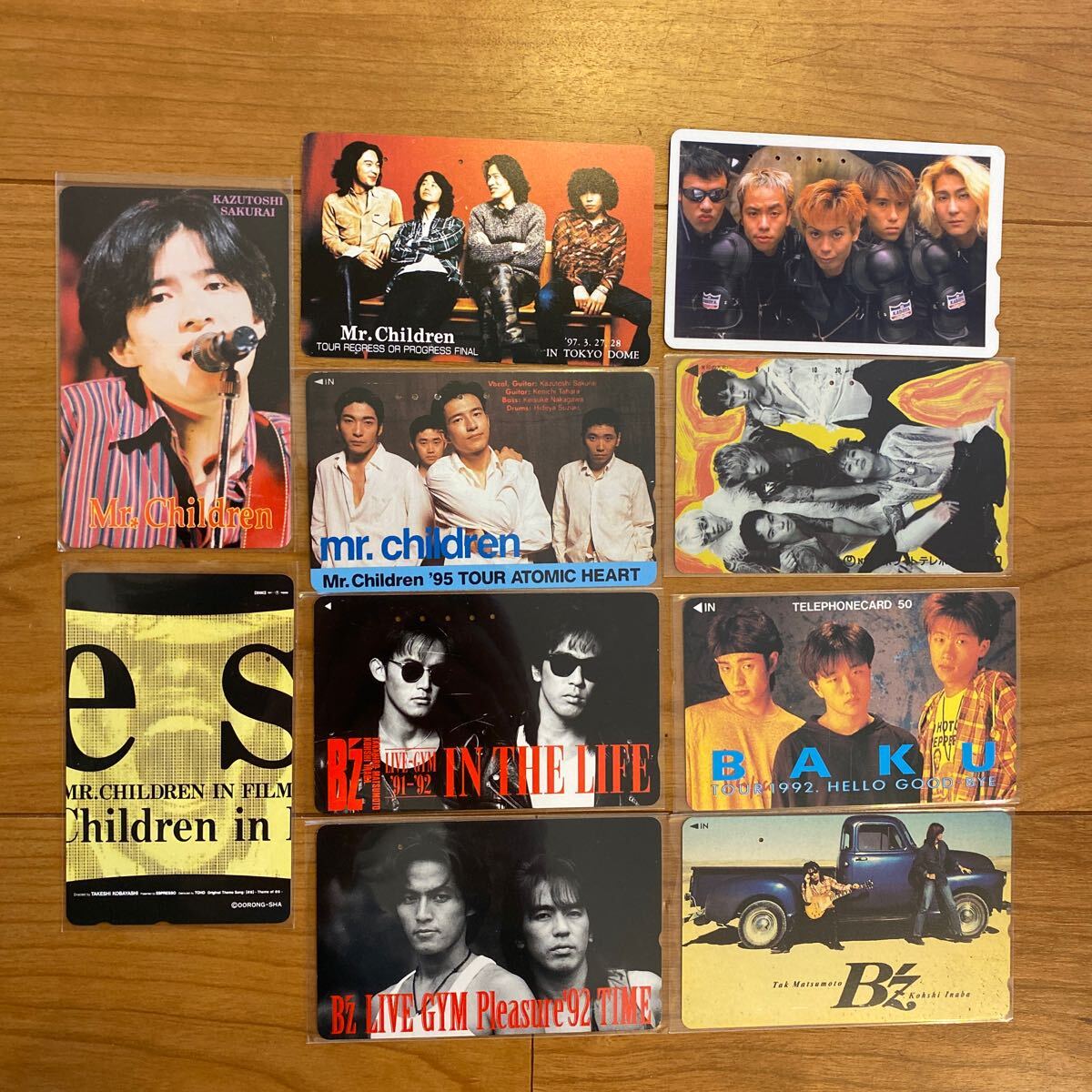 使用済み テレホンカード X JAPAN 30枚＋オマケ2枚 B'z ミスチル etc バンド の画像2