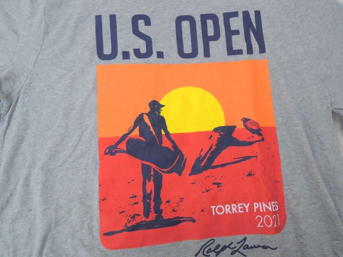 POLO GOLF RALPH LAUREN ポロゴルフ ラルフローレン 半袖Tシャツ M 175/96A U.S OPEN TORREY PINS 2021 781844046001 Made in Guatemalaの画像4