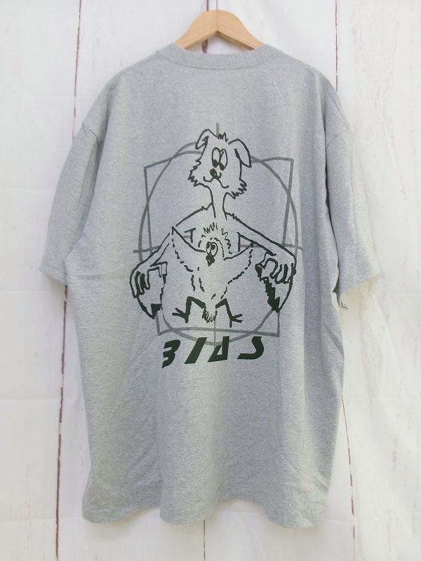 BIAS DOGS バイアスドッグス カットソー Tシャツ グレー XL 綿100%の画像3