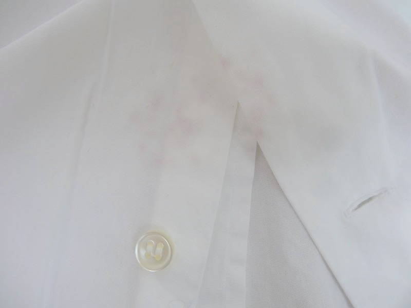 COMME des GARCONS SHIRT コムデギャルソン シャツ 長袖丸衿チェックシャツ ホワイト 綿100% S W20802_画像3
