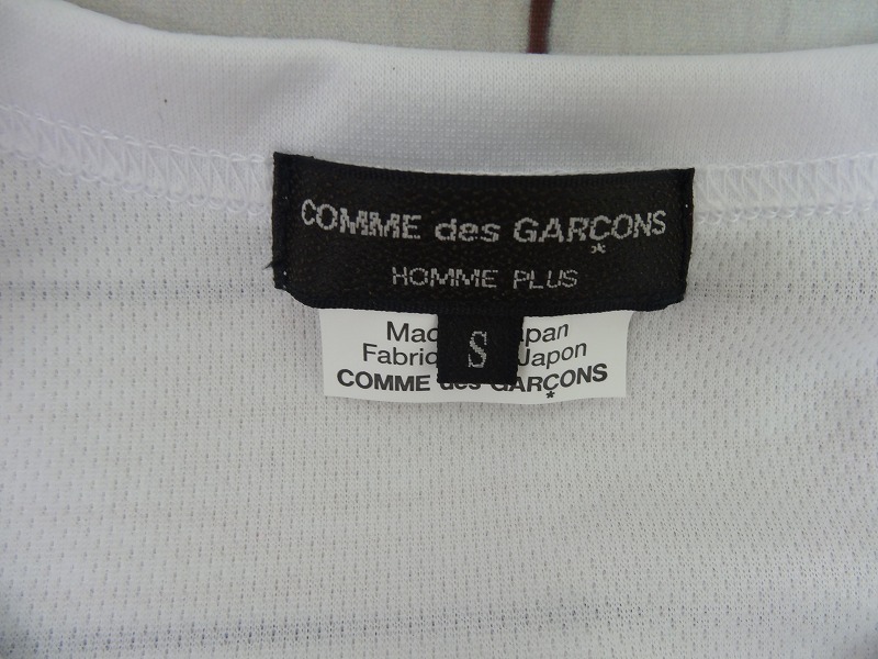 COMME des GARCONS HOMME PLUS コムデギャルソン オム プリュス ロングカットソー ホワイト ポリエステル100% S PK-T011 AD2022の画像5