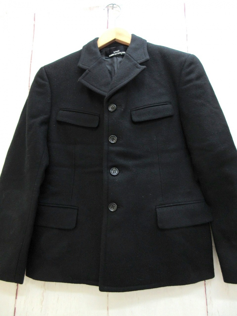 tricot COMME des GARCONS トリコ コムデギャルソン ウールジャケット TJ-040200 AD1998 毛90% ナイロン10% Made in Japanの画像1