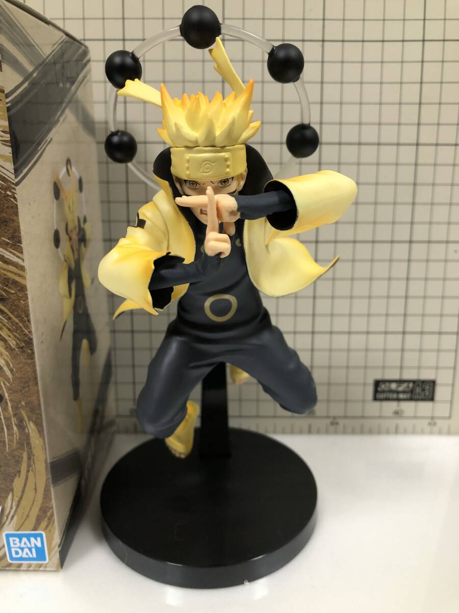 NARUTO-ナルト- 疾風伝 VIBRATION STARS -UZUMAKI NARUTO-V うずまきナルト フィギュア　九喇嘛　九尾モード　 六道仙人モード　なると_画像2