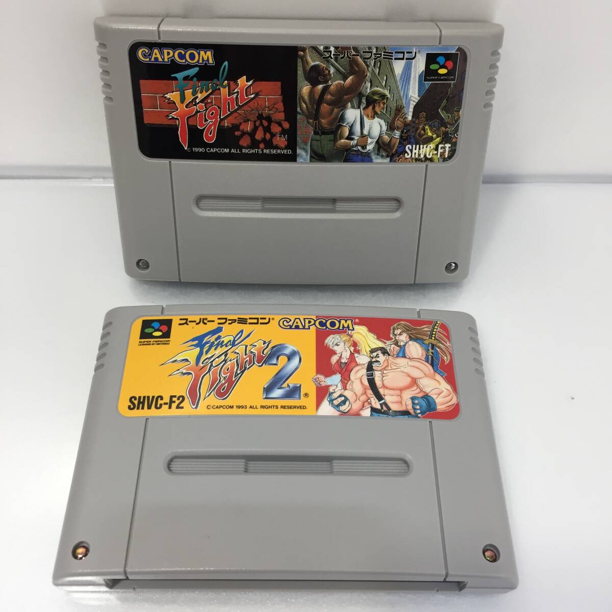 g174404 【中古・箱説明書付】 SFC ファイナルファイト/ファイナルファイト2 スーパーファミコン ソフト 2点セット 動作確認済の画像7