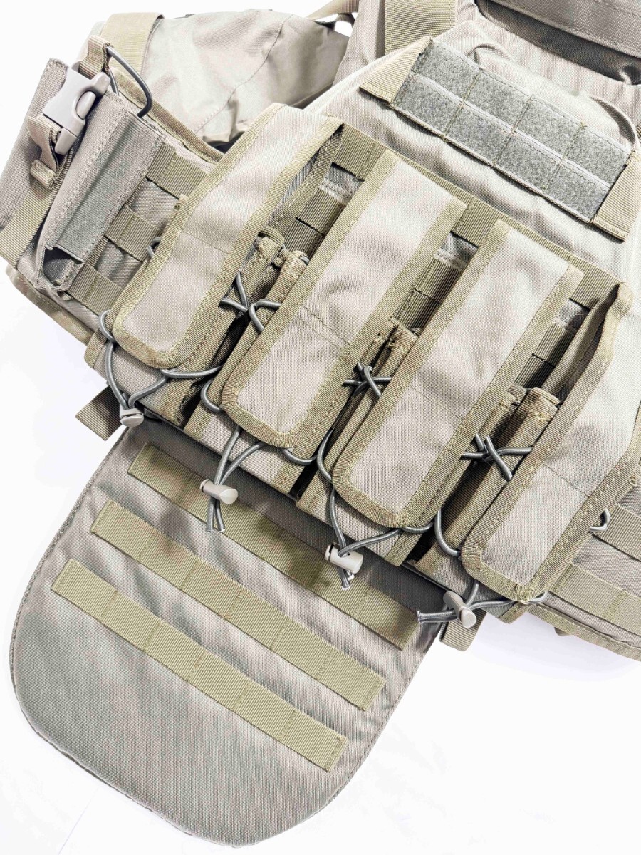 【Yes.Sir shop】 ロシア軍 内務省 特殊部隊 SOBR クティカルベスト プレートキャリア セット オリーブ　MOLLE 重装備