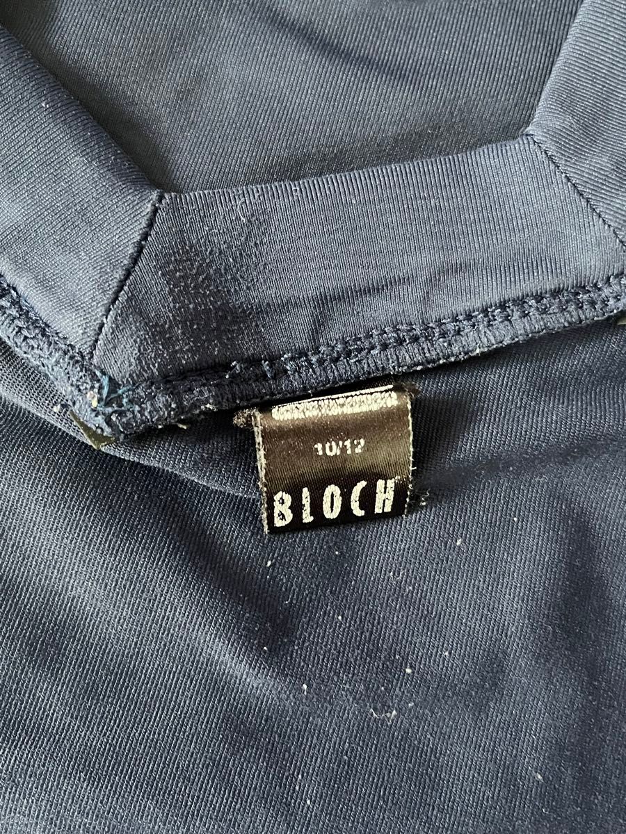 【 BLOCH 】 ブロック キャミソール バレエレオタード ジュニア サイズ10/12 XL ネイビー　