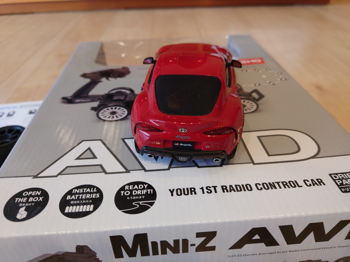  б/у Kyosho Mini-Z AWD Toyota GR Supra Pro minens красный 32619R Mini-Z AWD Toyota GR Supra Mini-Z красный 