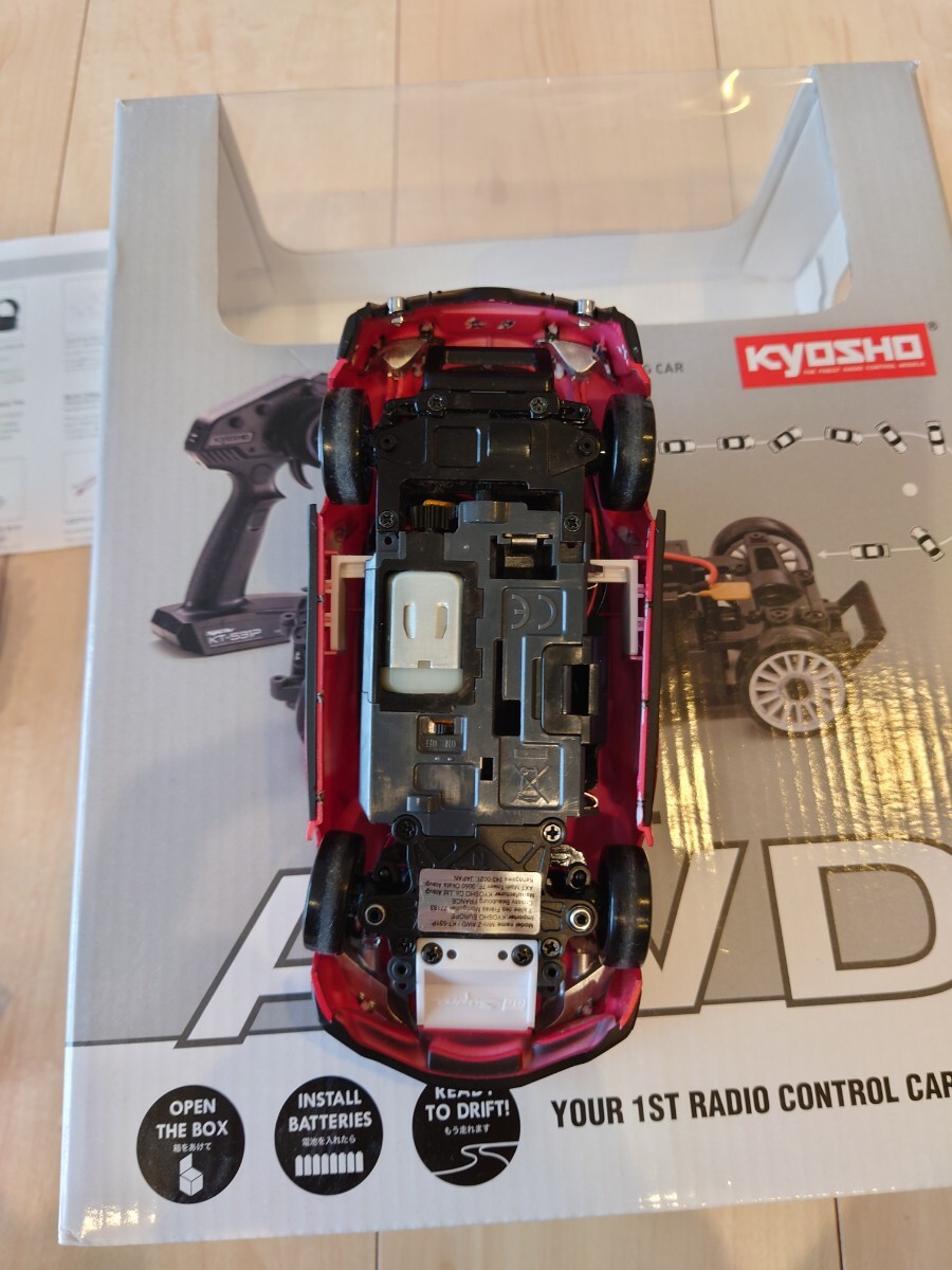  б/у Kyosho Mini-Z AWD Toyota GR Supra Pro minens красный 32619R Mini-Z AWD Toyota GR Supra Mini-Z красный 