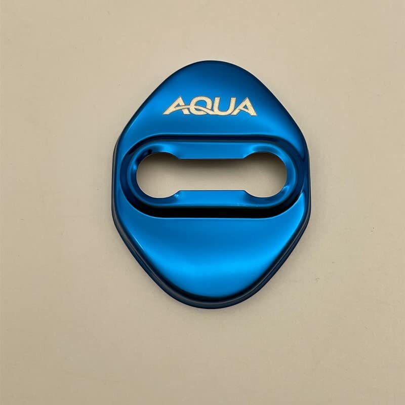 ブルー TADOKAPATU トヨタ 新型 アクア 専用 新型 AQUA 2021年7月〜 ストライカー カバー ドアロック カバ_画像6