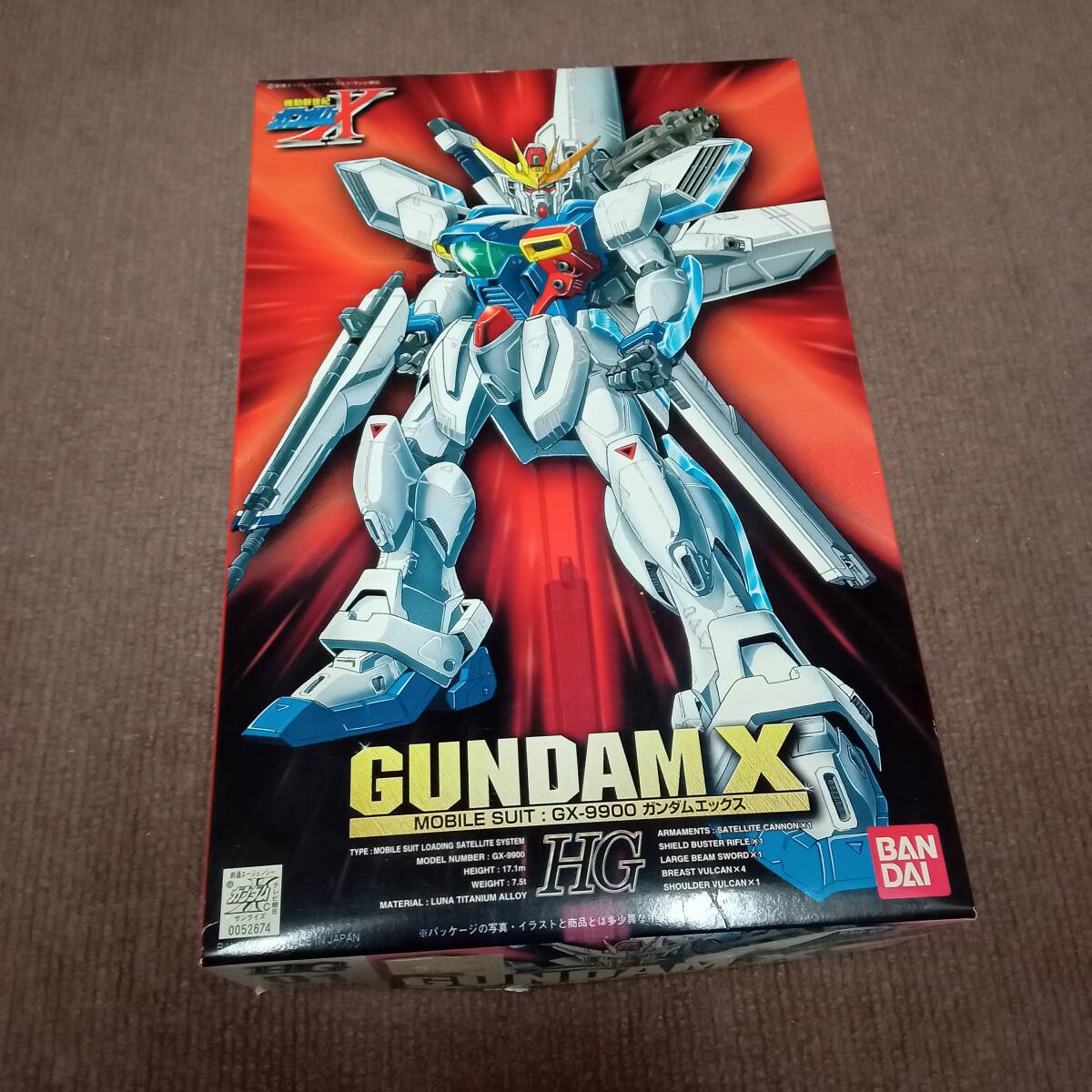 【未組立】ガンプラ GX-9900 ガンダムエックスの画像1