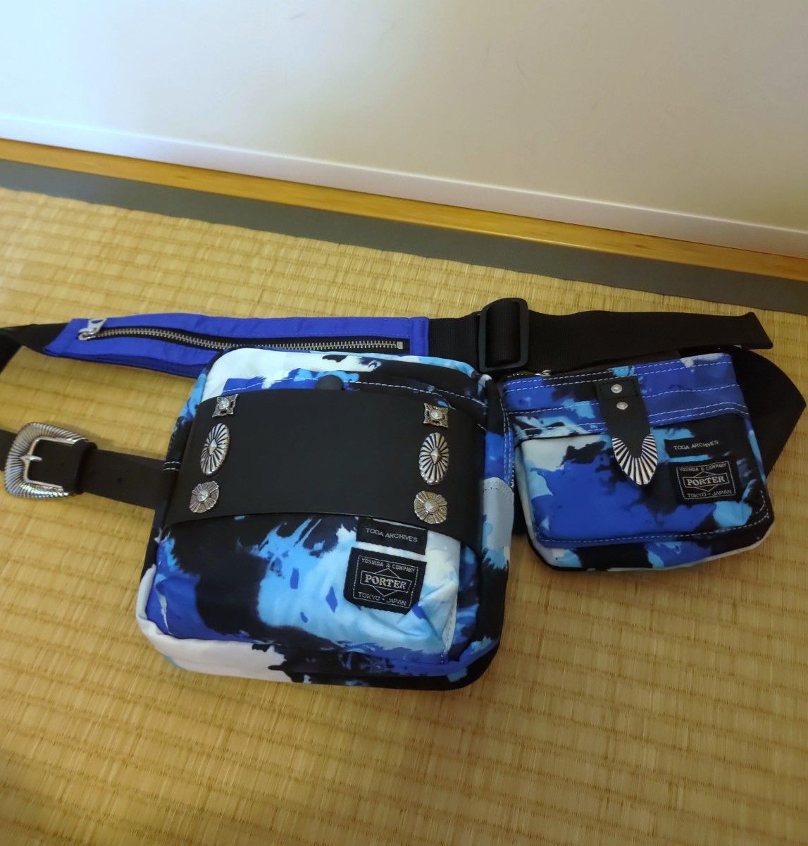toga × porter コラボ ベルトバッグ トーガ ポーター ボディ toga × porter コラボ ベルトバッグ トーガ ポーター ボディ
