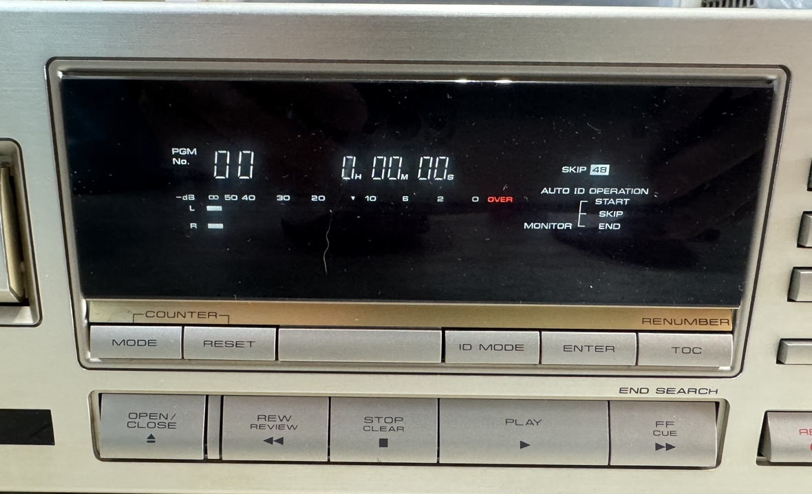 【通電OK】PIONEER D-50 パイオニア DIGITAL AUDIO TAPE DECK デジタルオーディオテープデッキ 音響機器 機材 005IDLIB38の画像3