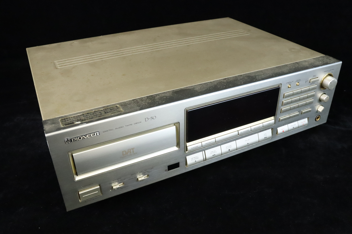 【通電OK】PIONEER D-50 パイオニア DIGITAL AUDIO TAPE DECK デジタルオーディオテープデッキ 音響機器 機材 005IDLIB38
