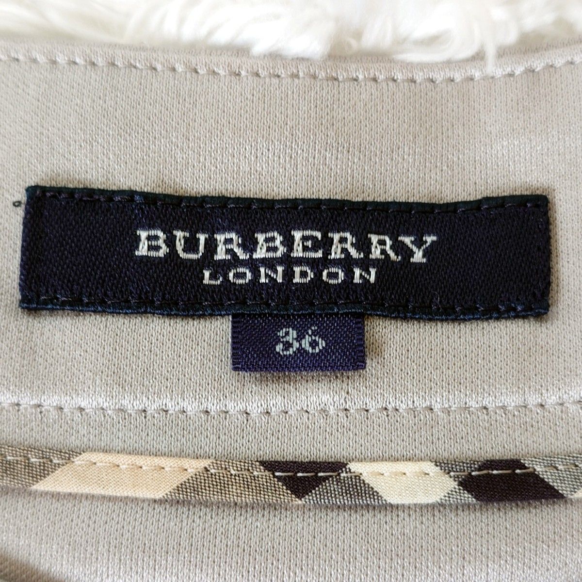 BURBERRY LONDON バーバリー ロンドン ドレス ワンピース 36