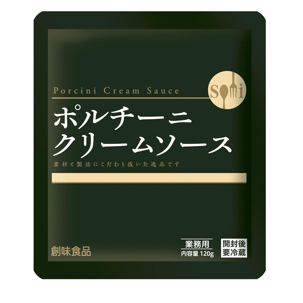 レトルト パスタソース/オムライスソース/オムレツソース 創味食品 ポルチーニクリームソース 120gｘ７個セット/卸/送料無料メール便_画像1