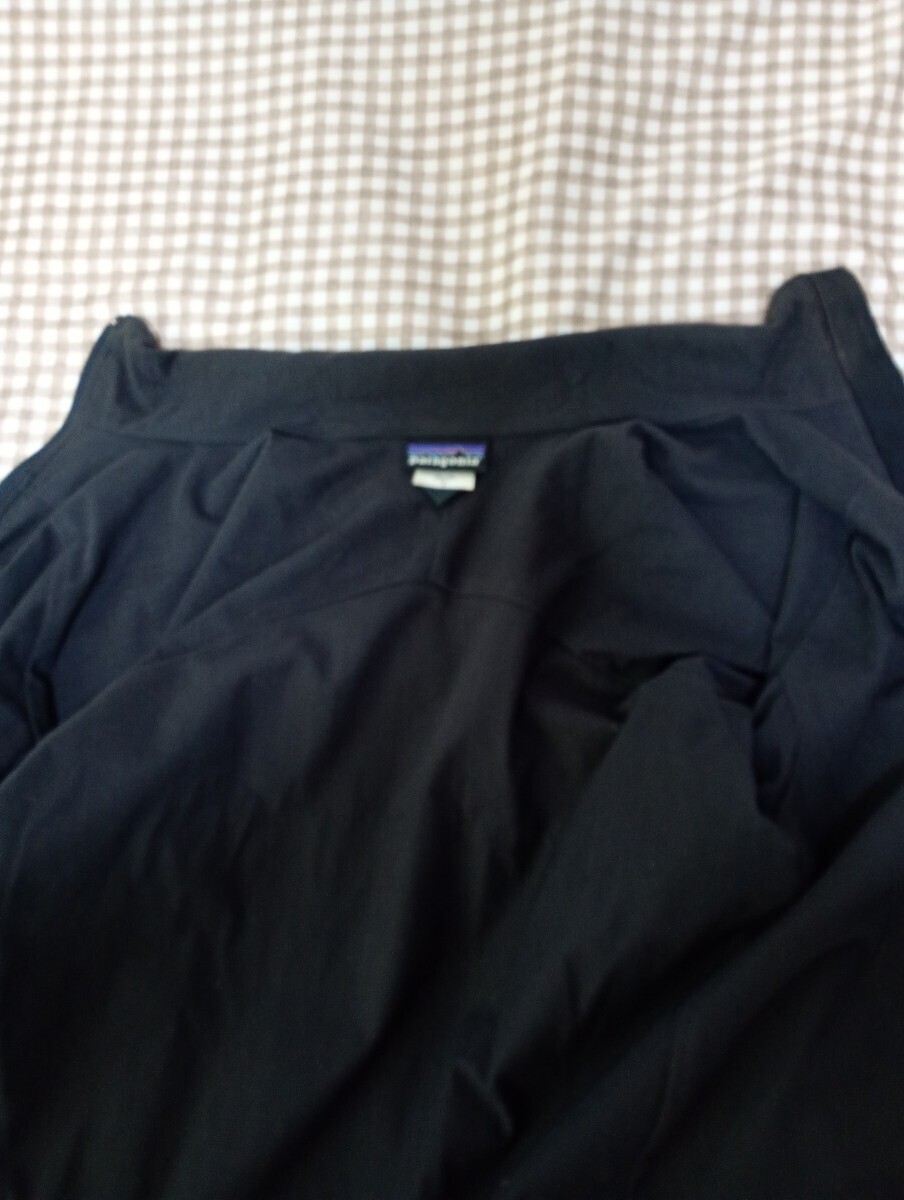 パタゴニア ライトジャケット ブラック/グレー サイズS アウトドア ウェア 古着の画像3
